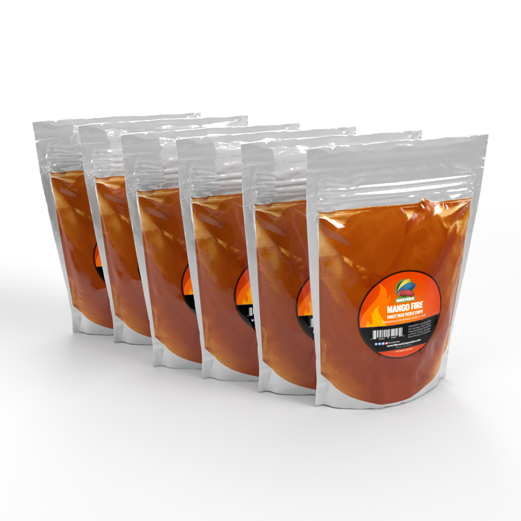 SnoCo Pickles: Mango Fire Sweet Dill Pickles Pouch