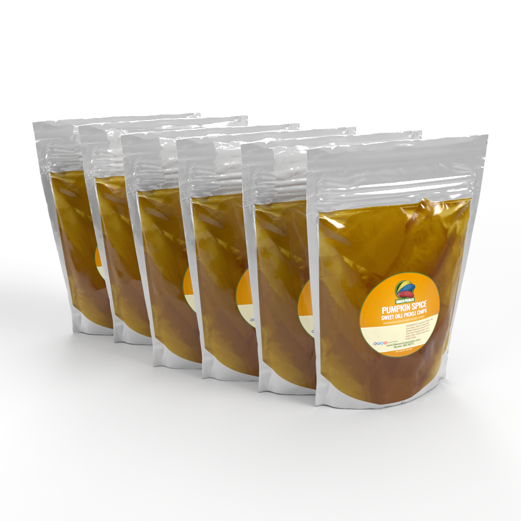 SnoCo Pickles: Pumpkin Spice Sweet Dill Pickles Pouch
